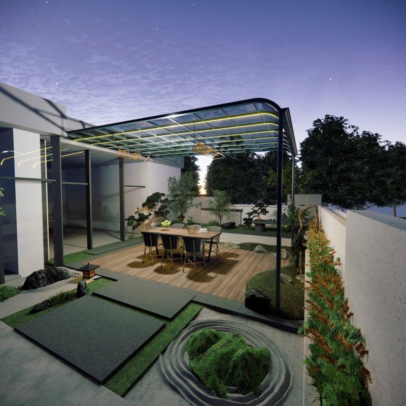 سایبان های آلومینیومی ثابت